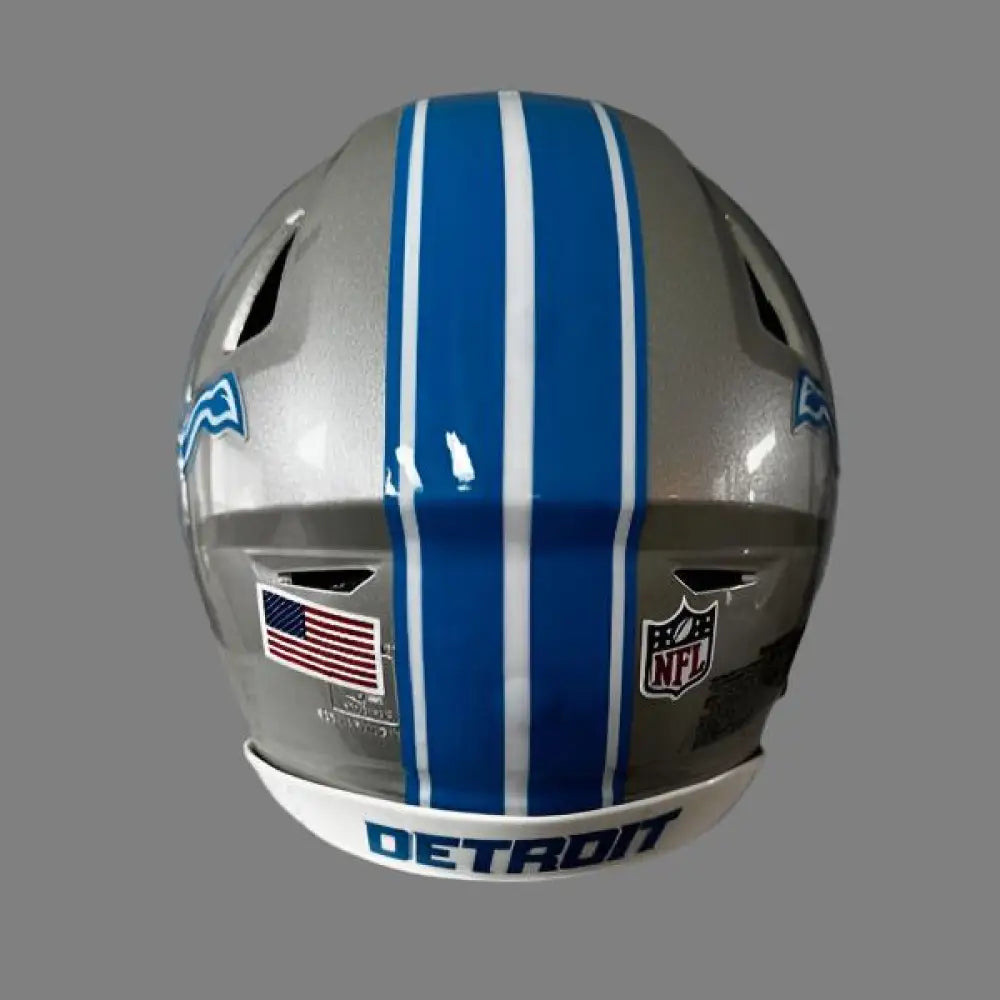 Detroit Lions Full Size Authentic SpeedFlex Football Helmet 2024 Primary - NFL Break4Sports & Collectibles, LLC