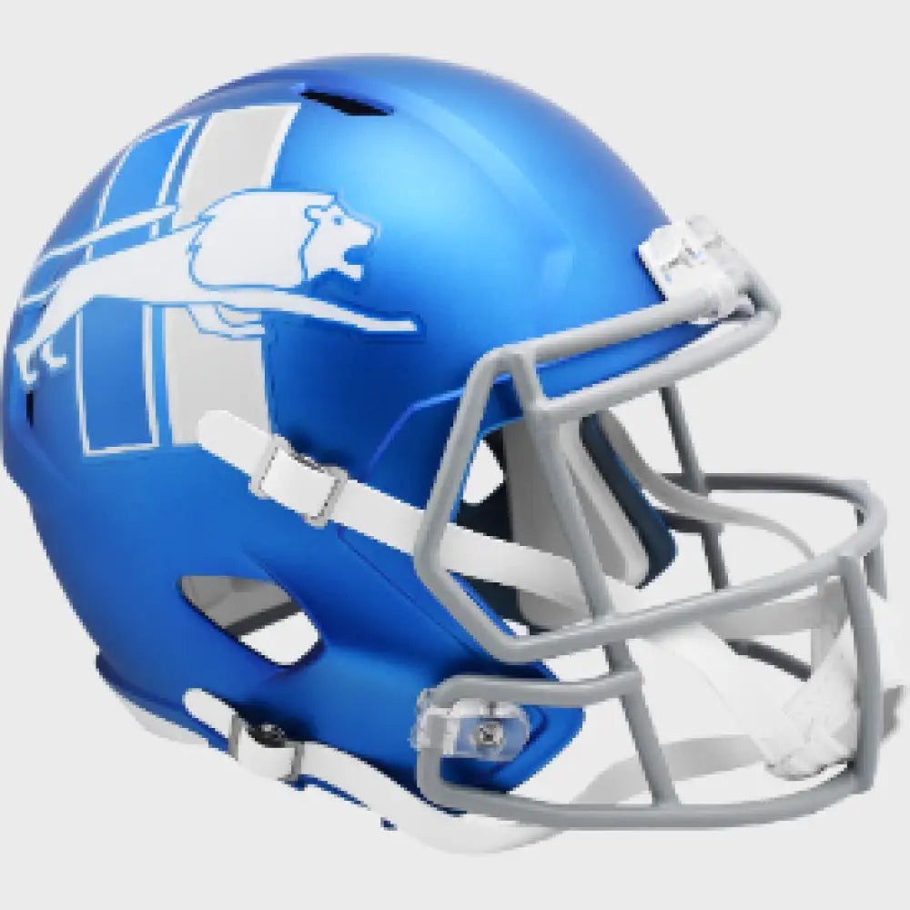 Detroit Lions Full Size Speed Replica Football Helmet 2023 Alternate On-Field - NFL Break4Sports & Collectibles, LLC