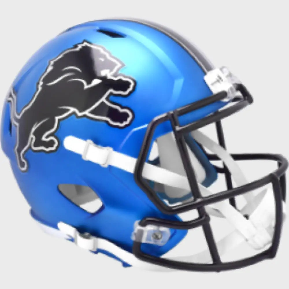 Detroit Lions Full Size Speed Replica Football Helmet 2024 On-Field Alternate - NFL Break4Sports & Collectibles, LLC