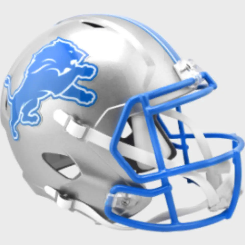 Detroit Lions Full Size Speed Replica Football Helmet 2024 Primary - NFL Break4Sports & Collectibles, LLC