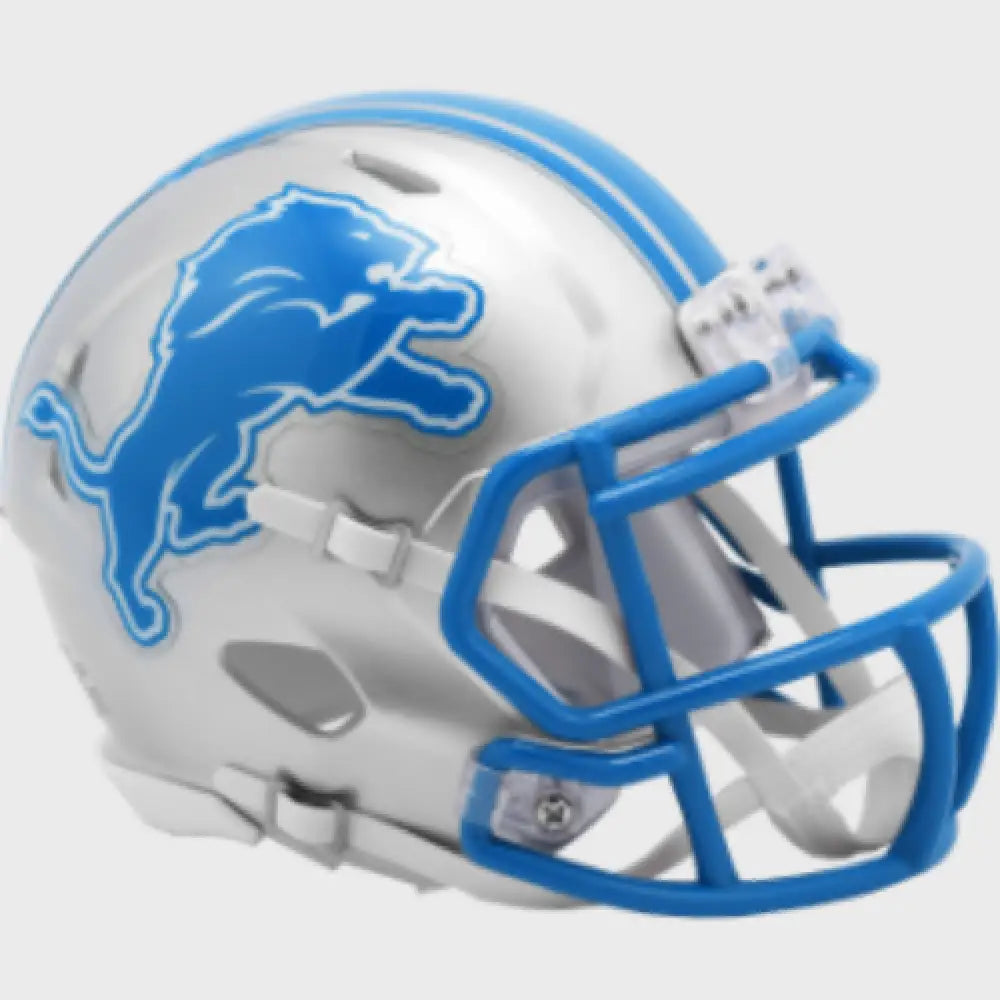 Detroit Lions NFL Mini Speed Football Helmet 2024 Primary Break4Sports & Collectibles, LLC