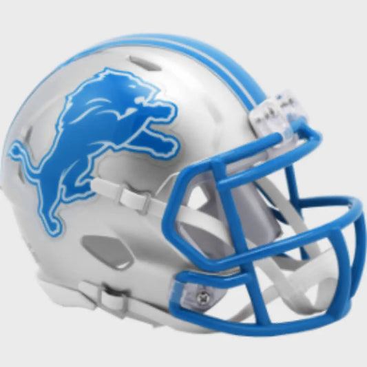 Detroit Lions NFL Mini Speed Football Helmet 2024 Primary Break4Sports & Collectibles, LLC