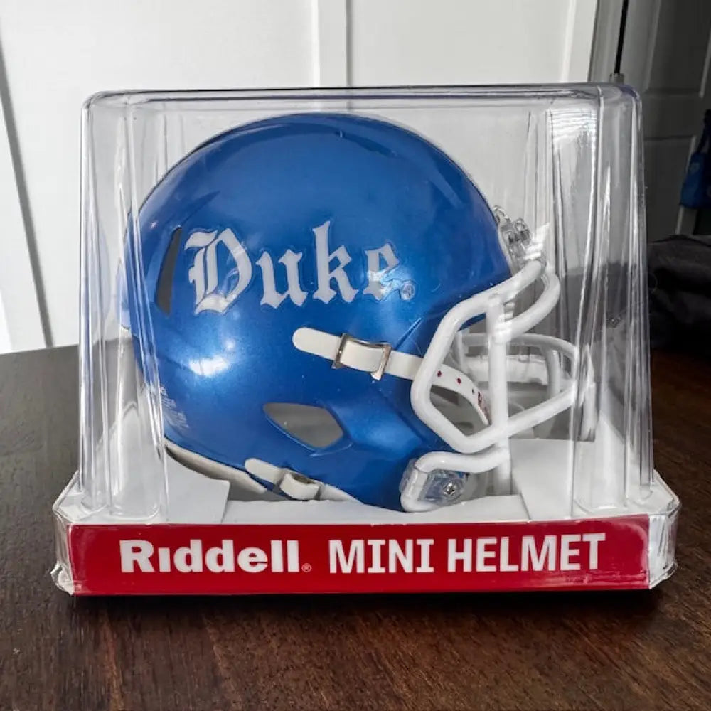 Duke Blue Devils NCAA Mini Speed Football Helmet Gothic NCAA Break4Sports & Collectibles, LLC
