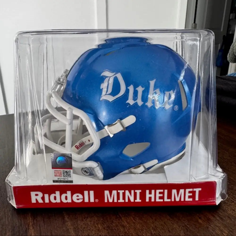Duke Blue Devils NCAA Mini Speed Football Helmet Gothic NCAA Break4Sports & Collectibles, LLC