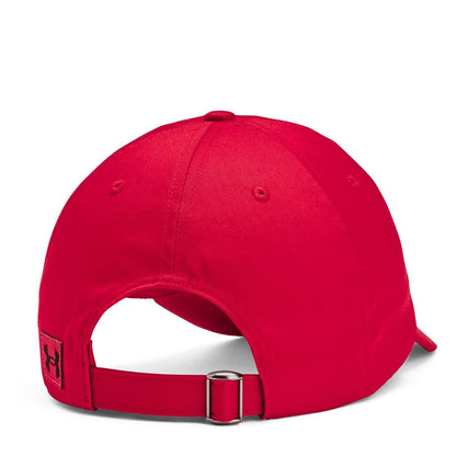 Under Armour Team Chino Mens Adjustable Cap OSFA Red-Black - MCI SPORTS
