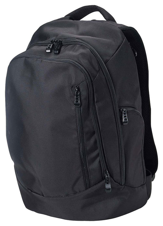 BAGedge Denier Polyester Checkpoint-Friendly Backpack, BLACK, One Size - MCI SPORTS