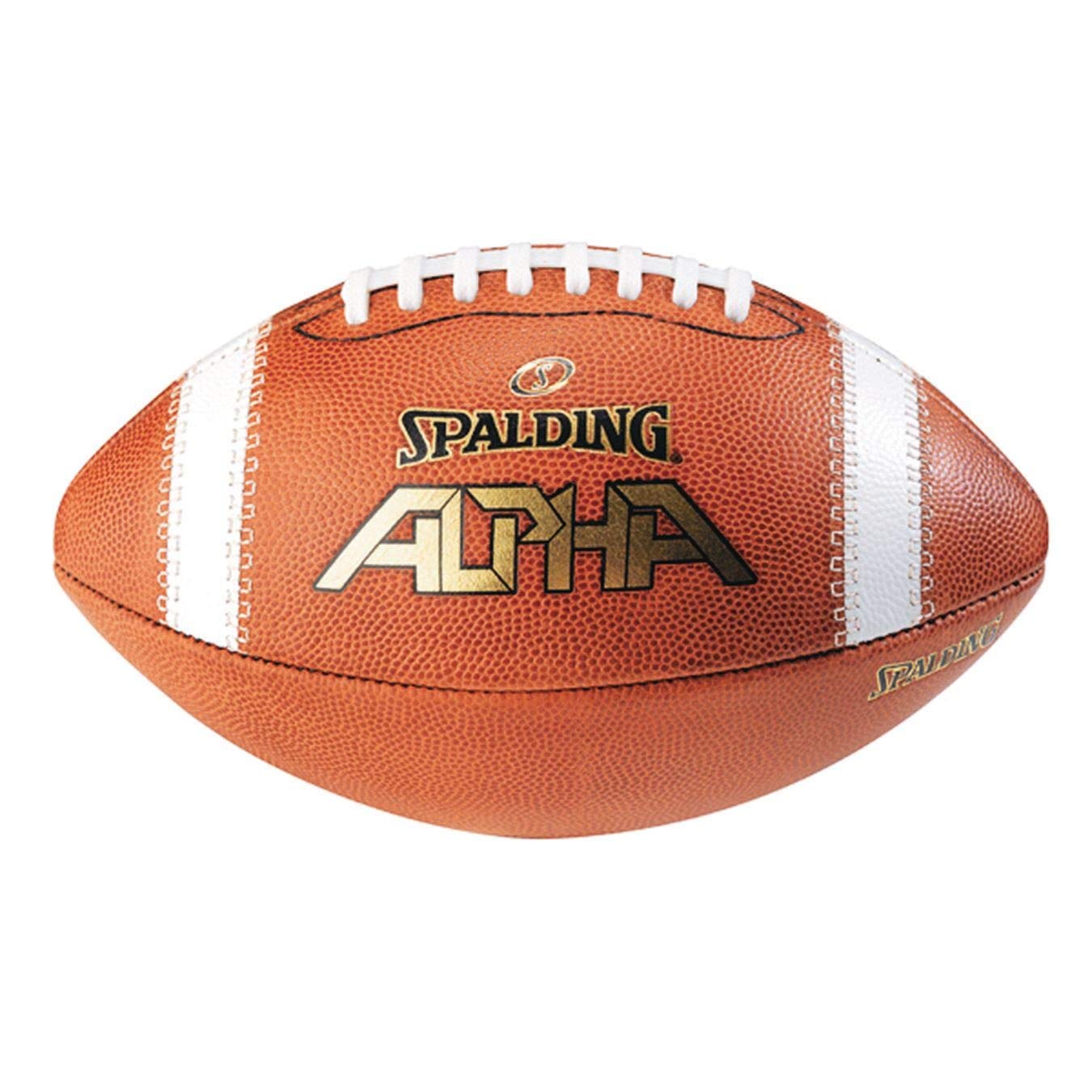 Spalding Alpha Leather Football Official Size NFHS Stamp - MCI SPORTS