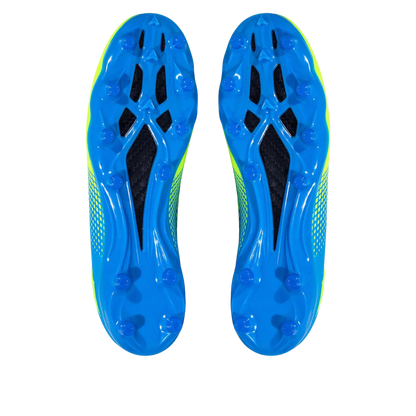 Quantum Energy Flag Football Cleats - Columbia Blue & Slime Phenom Elite Brand