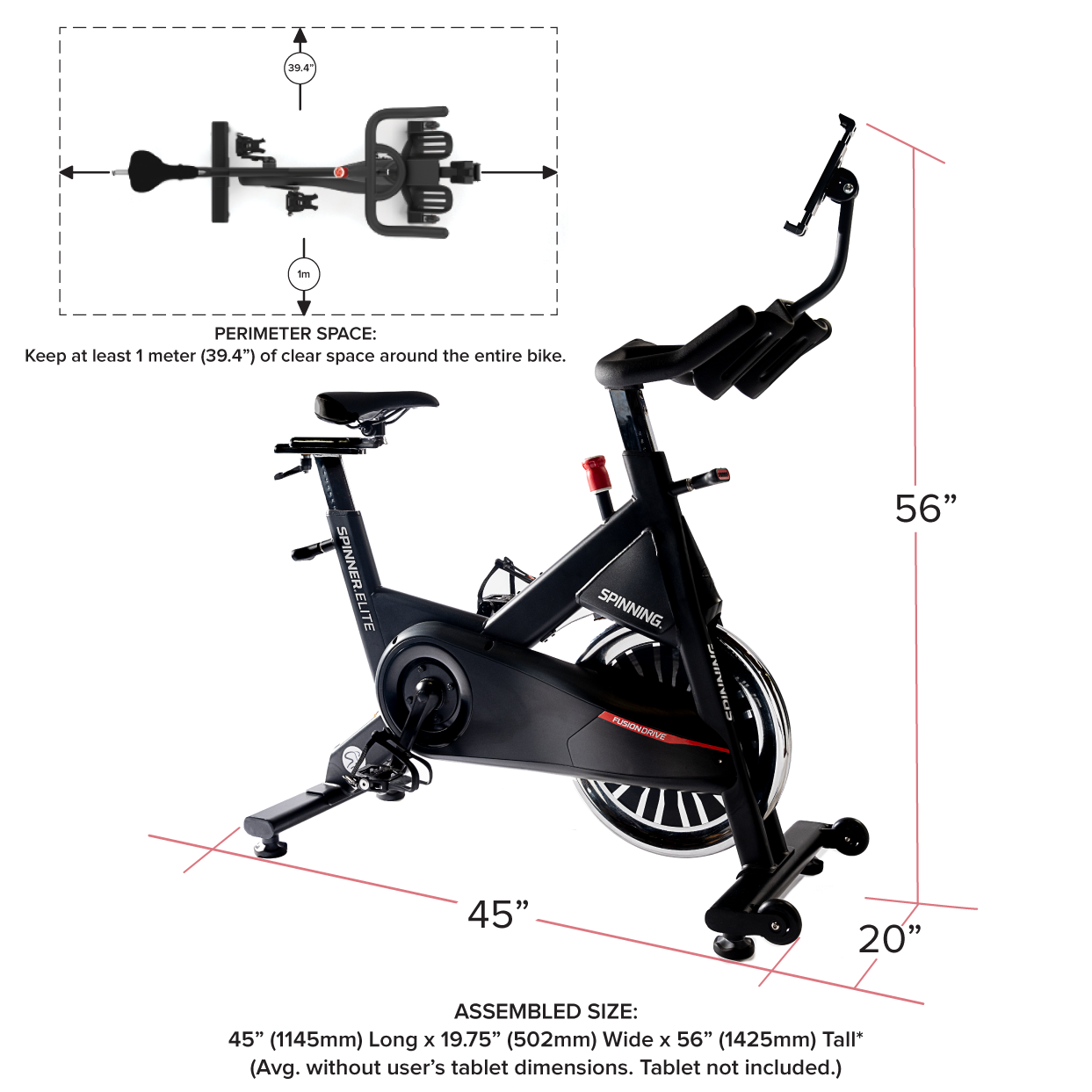 Elite Power Connected Spinner® Bike Spinning