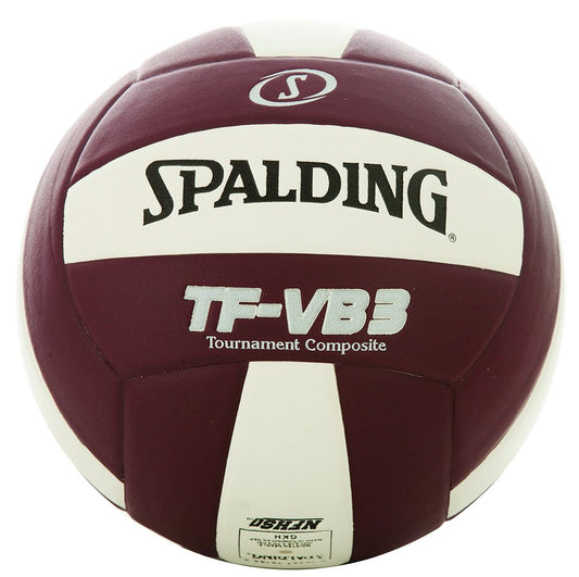 Spalding TF-VB3 Maroon/White Volleyball - MCI SPORTS