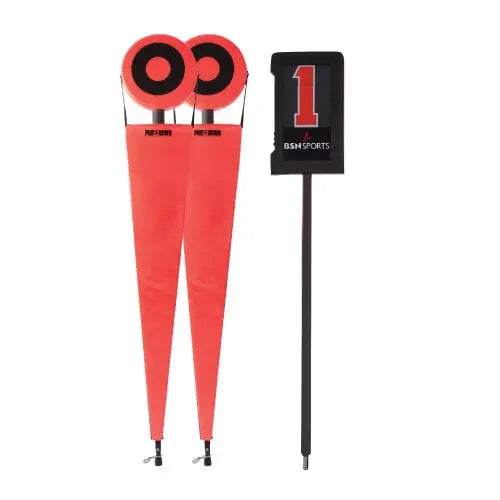 Football Solid Orange Chain Set & Down Indicator - MCI SPORTS