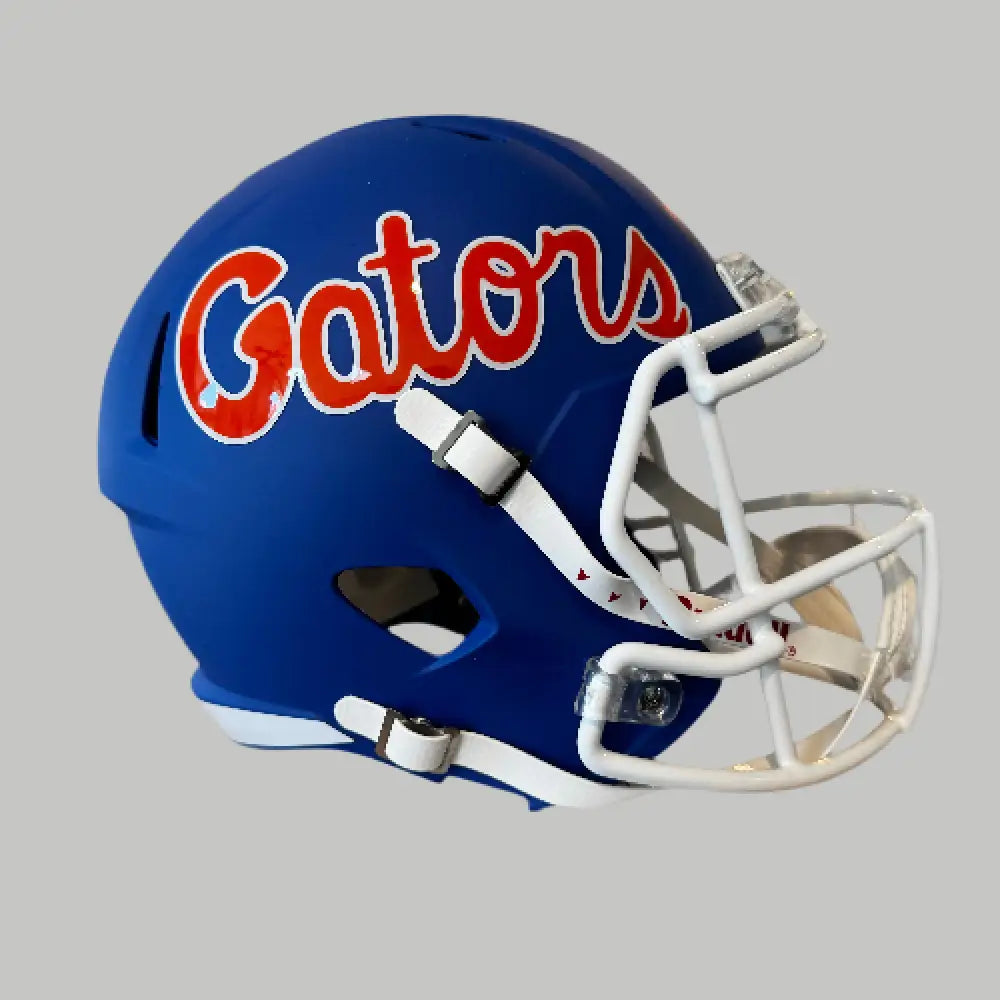 Florida Gators Full Size Speed Replica Football Helmet Matte Blue - NCAA Break4Sports & Collectibles, LLC