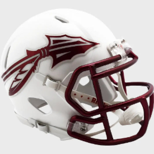Florida State Seminoles NCAA Mini Speed Football Helmet White 2023 - NCAA Break4Sports & Collectibles, LLC