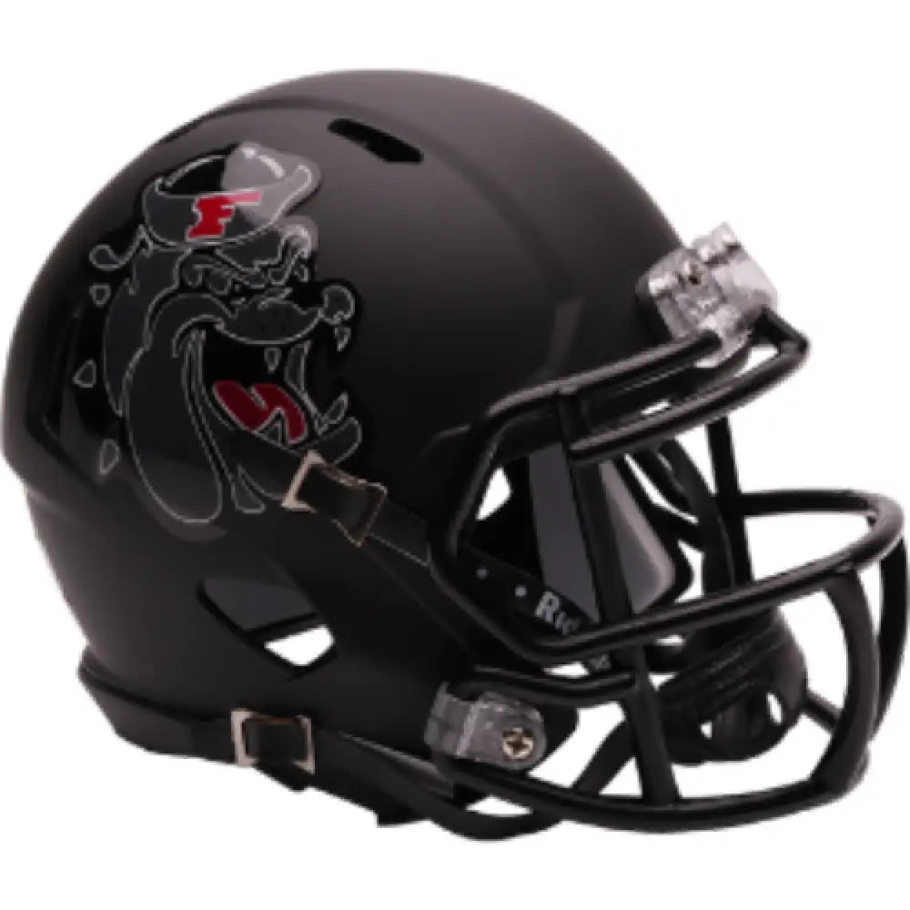 Fresno State Bulldogs NCAA Mini Speed Football Helmet Black Bulldog- NCAA Break4Sports & Collectibles, LLC