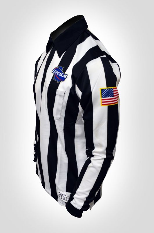 Honig's GHSA Sublimated 2" Long Sleeve Ultra Tech Football & Lacrosse Shirt With Flag Honig's