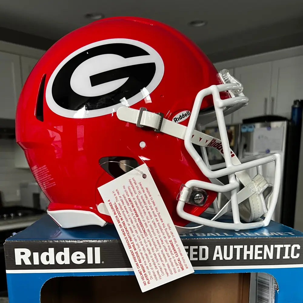 Georgia Bulldogs Full Size Authentic Speed Football Helmet- NCAA Break4Sports & Collectibles, LLC