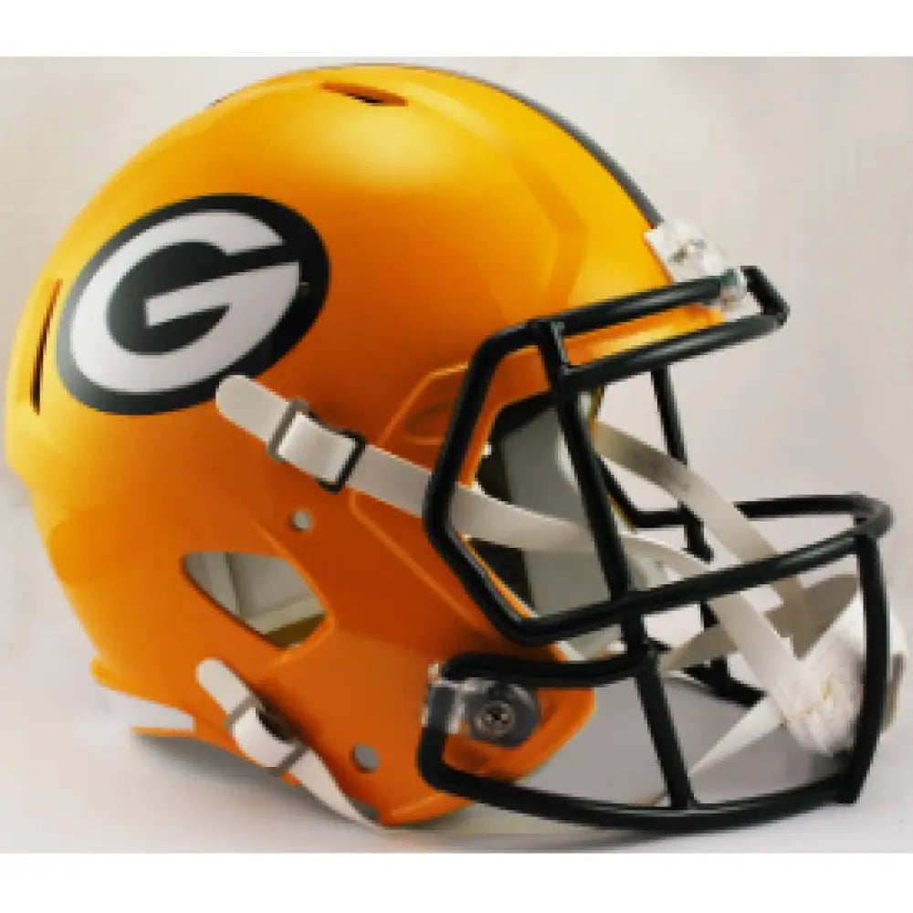 Green Bay Packers Full Size Speed Replica Football Helmet - NFL Break4Sports & Collectibles, LLC