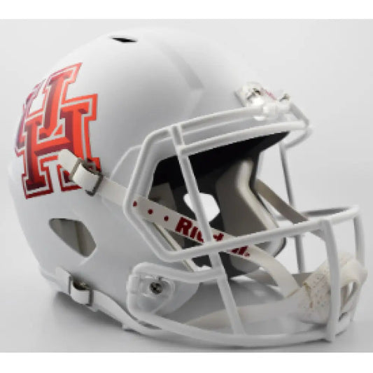 Houston Cougars Full Size Speed Replica Football Helmet Matte White w/Chrome Decal - NCAA Break4Sports & Collectibles, LLC
