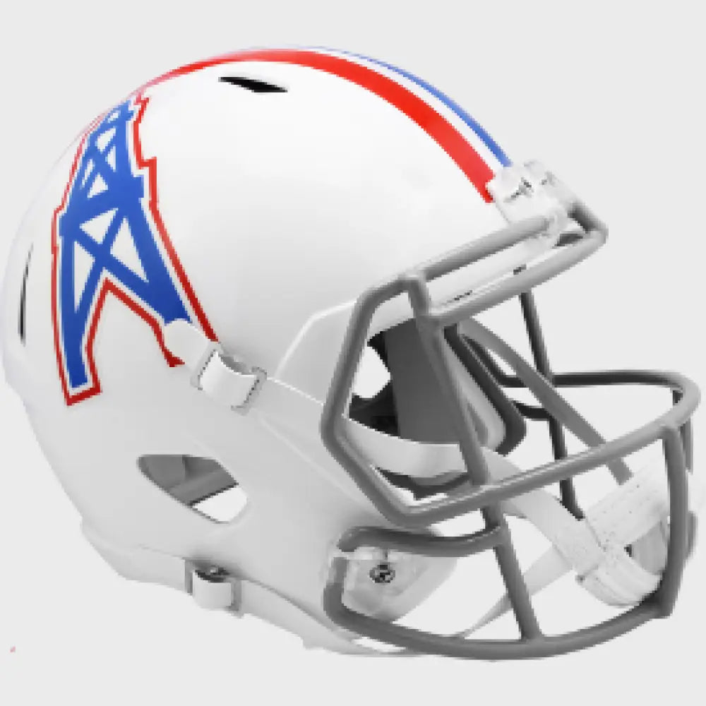 Houston Oilers Full Size 1975 to 1980 Speed Replica Throwback Helmet - NFL Break4Sports & Collectibles, LLC