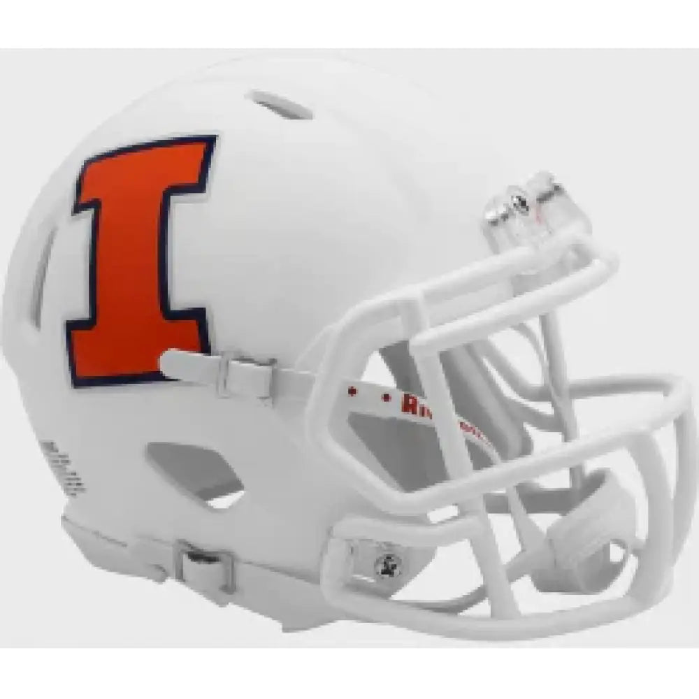Illinois Fighting Illini NCAA Mini Speed Football Helmet - NCAA Break4Sports & Collectibles, LLC