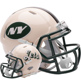 New York Jets Speed Mini Football Helmet RETRO - NFL Break4Sports & Collectibles, LLC