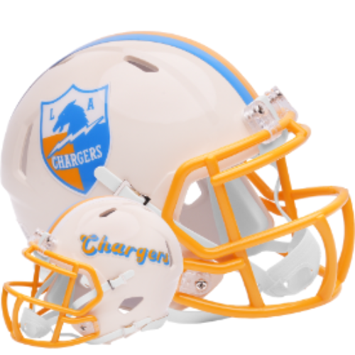 Los Angeles Chargers Speed Mini Football Helmet RETRO - NFL Break4Sports & Collectibles, LLC