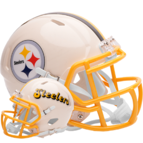 Pittsburgh Steelers Speed Mini Football Helmet RETRO - NFL Break4Sports & Collectibles, LLC