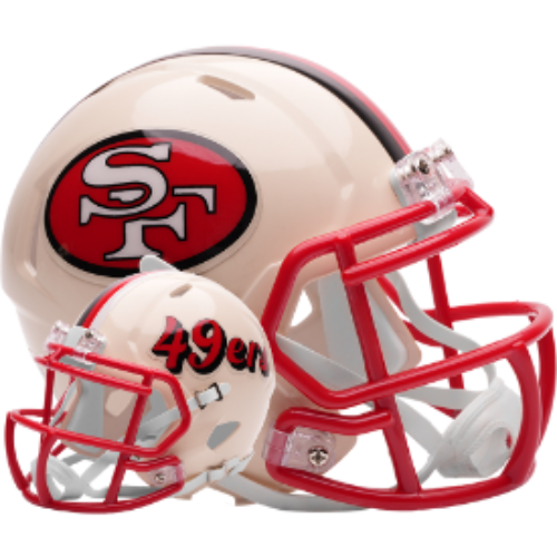 San Francisco 49ers Speed Mini Football Helmet RETRO - NFL Break4Sports & Collectibles, LLC
