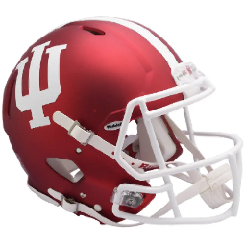 Indiana Hoosiers Full Size Authentic Speed Football Helmet Anodized Crimson- NCAA Break4Sports & Collectibles, LLC
