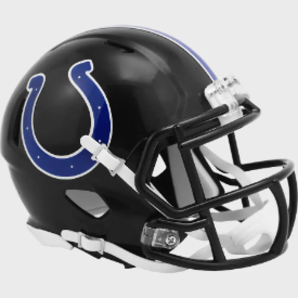 Indianapolis Colts NFL Mini Speed Football Helmet 2023 Indiana Nights Break4Sports & Collectibles, LLC
