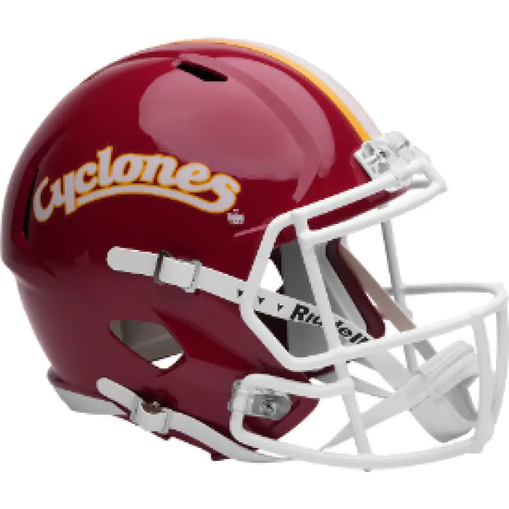 Iowa State Cyclones Full Size Speed Replica Football Helmet Cyclones Red- NCAA. Break4Sports & Collectibles, LLC