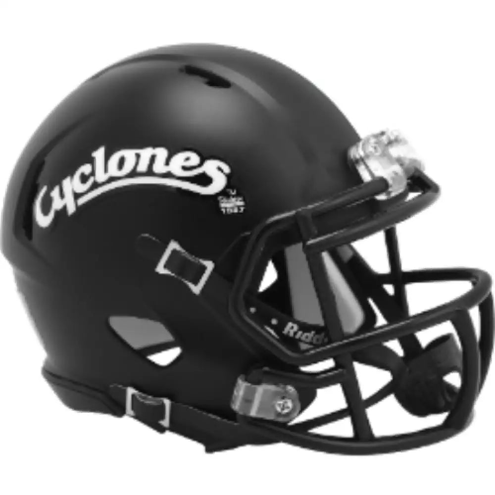 Iowa State Cyclones NCAA Mini Speed Football Helmet Black Cyclones- NCAA Break4Sports & Collectibles, LLC