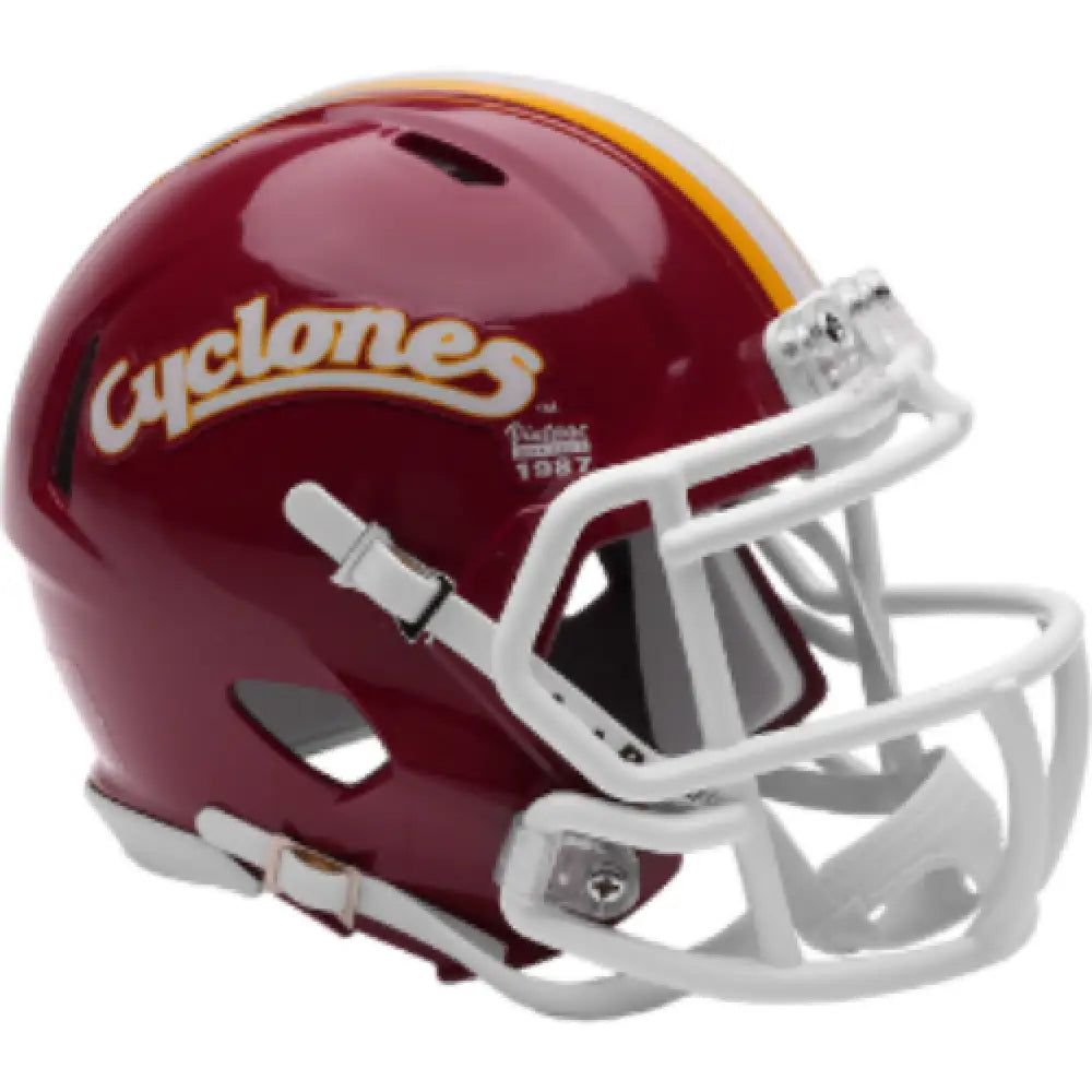 Iowa State Cyclones NCAA Mini Speed Football Helmet  Cyclones Red- NCAA Break4Sports & Collectibles, LLC