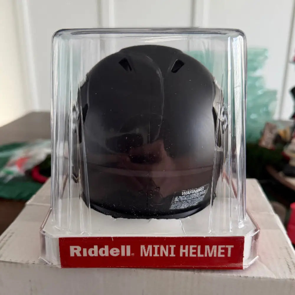 Iowa State Cyclones NCAA Mini Speed Football Helmet Satin Black - NCAA Break4Sports & Collectibles, LLC