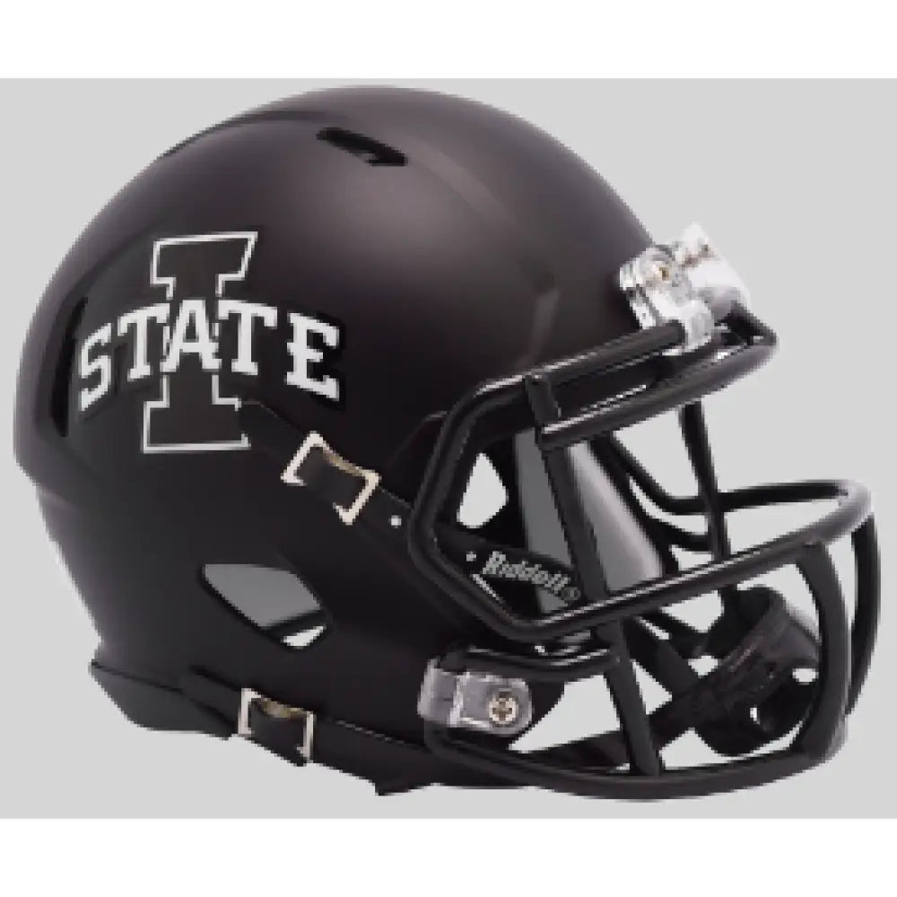 Iowa State Cyclones NCAA Mini Speed Football Helmet Satin Black - NCAA Break4Sports & Collectibles, LLC
