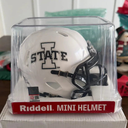 Iowa State Cyclones NCAA Mini Speed Football Helmet White- NCAA Break4Sports & Collectibles, LLC