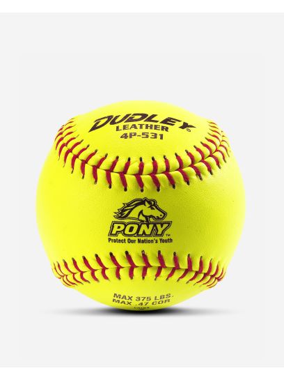 Dudley 11" PONY Leather Fastpitch Softball - pack of 12 - MCI SPORTS