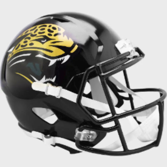 Jacksonville Jaguars Full Size 1995 to 2012 Speed Replica Throwback Helmet - NFL Break4Sports & Collectibles, LLC