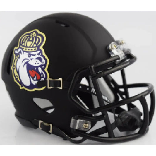 James Madison Dukes NCAA Mini Speed Football Helmet Matte Black NCAA Break4Sports & Collectibles, LLC