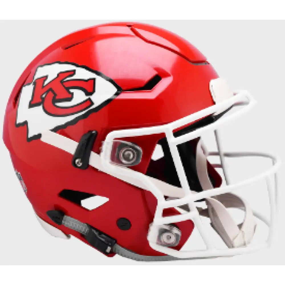Kansas City Chiefs Full Size Authentic SpeedFlex Helmet - NFL Break4Sports & Collectibles, LLC