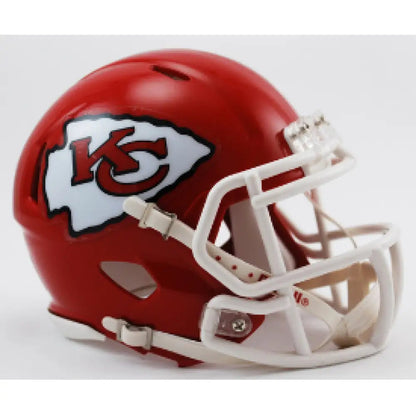 Kansas City Chiefs Mini Speed Football Helmet - NFL Break4Sports & Collectibles, LLC