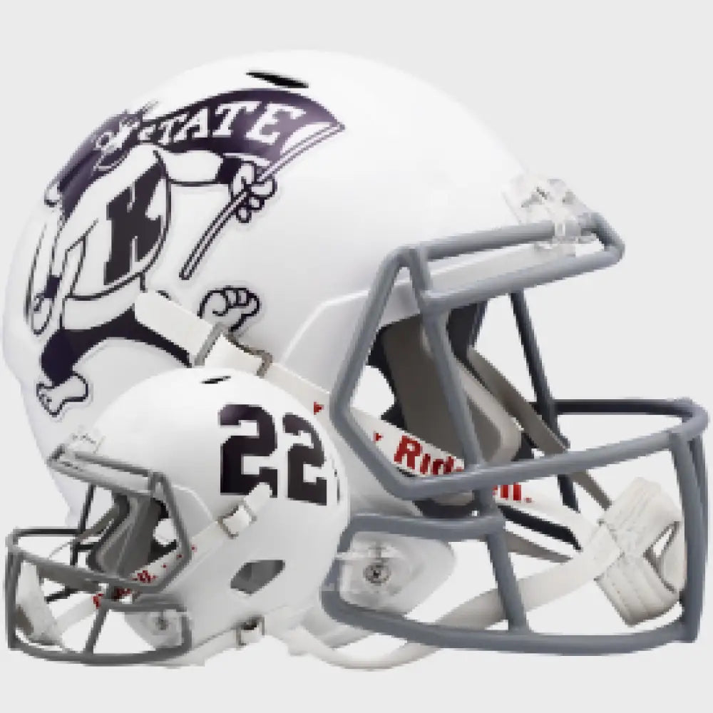 Kansas State Wildcats Full Size Speed Replica Football Helmet Willie Wildcat- NCAA Break4Sports & Collectibles, LLC