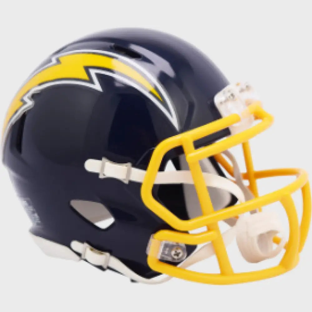 Los Angeles Chargers 1974 to 1987 Riddell Mini Speed Throwback Helmet - NFL Break4Sports & Collectibles, LLC