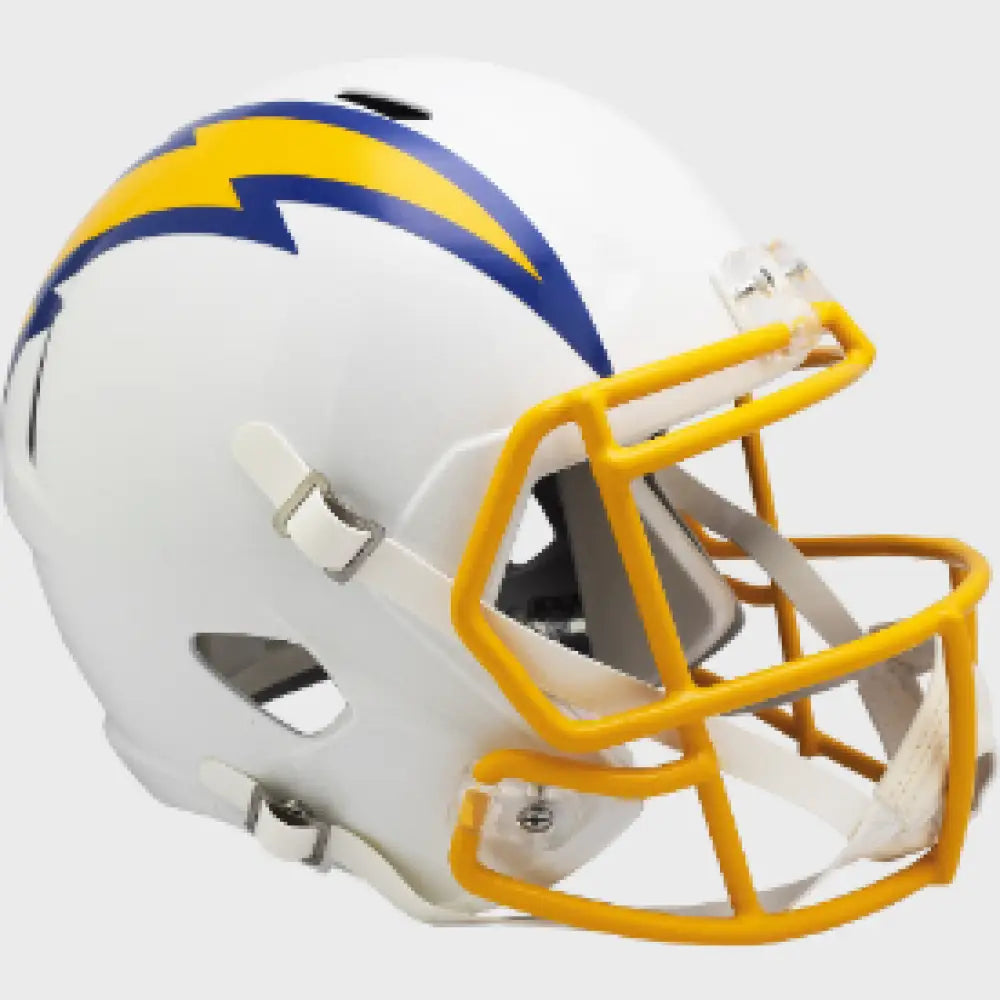 Los Angeles Chargers Full Size Speed Replica Football Helmet Color Rush Royal - NFL Break4Sports & Collectibles, LLC
