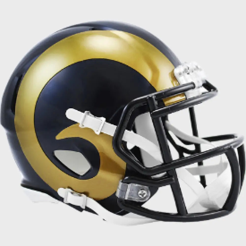 Los Angeles Rams 2000 to 2016 Riddell Mini Speed Throwback Helmet - NFL Break4Sports & Collectibles, LLC