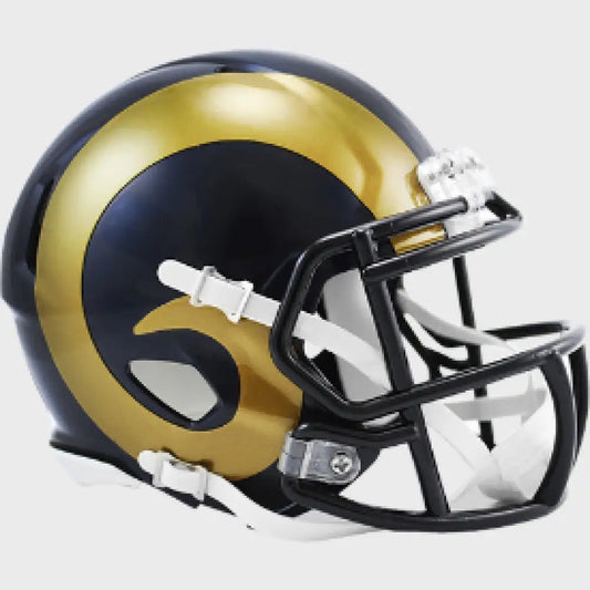 Los Angeles Rams 2000 to 2016 Riddell Mini Speed Throwback Helmet - NFL Break4Sports & Collectibles, LLC