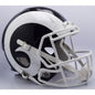 Los Angeles Rams Full Size Authentic Speed Football Helmet  White Horn - NFL Break4Sports & Collectibles, LLC