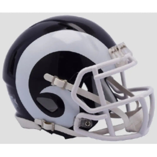 Los Angeles Rams NFL Mini Speed Football Helmet White Horn Break4Sports & Collectibles, LLC