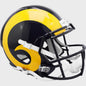 Los Angeles (St. Louis) Rams Full Size 1981 to 1999 Speed Replica Throwback Helmet - NFL Break4Sports & Collectibles, LLC