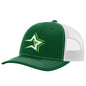 Dominican Baseball Team Caps – Estrellas Orientales – Green / White Hat Embroidered Logo Peligro Sports
